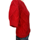 Short Puff Sleeve Sweater Scarlet