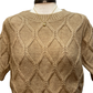 Short Puff Sleeve Sweater Oatmeal