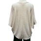 Mock Neck Dolman Sleeve Knit Top Ecru