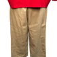 Wide Leg Scallop Accented Pant Camel