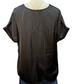 Solid V Neck Top Black