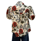 Fall Floral Puff Sleeve Top