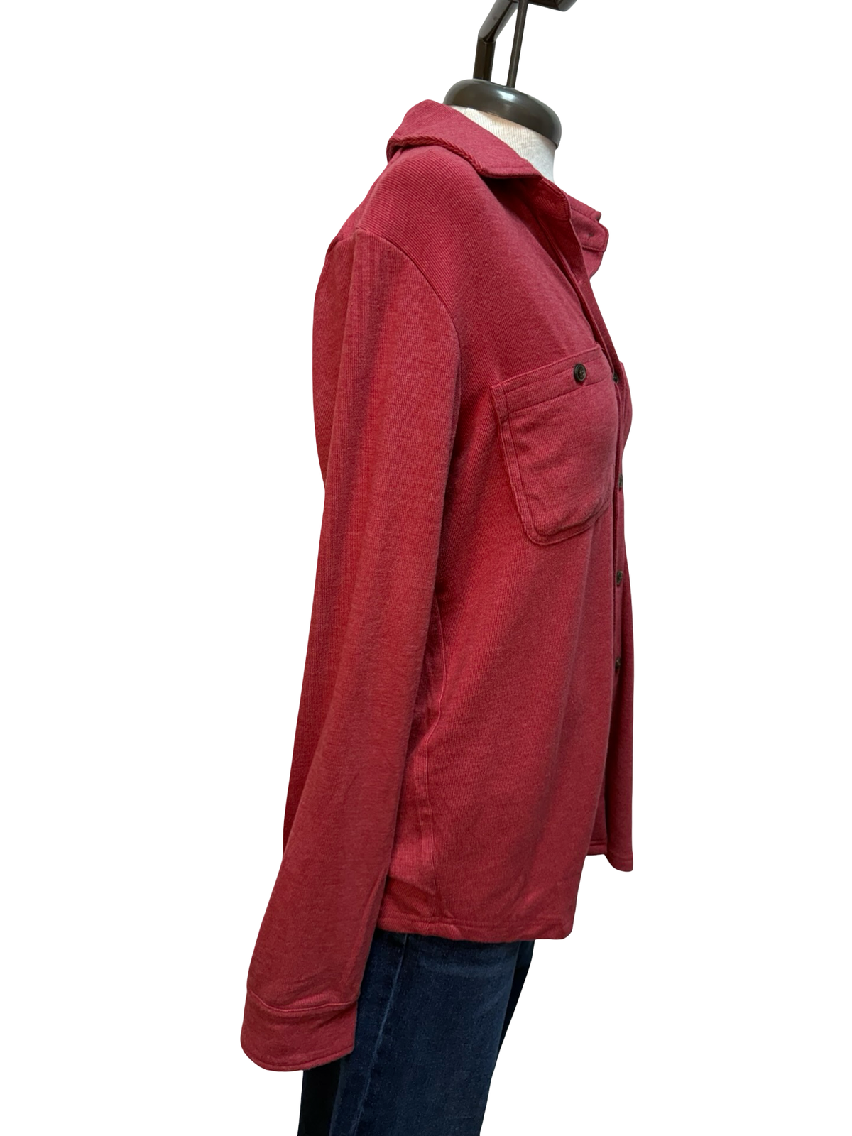 Super Soft Button Up Maroon