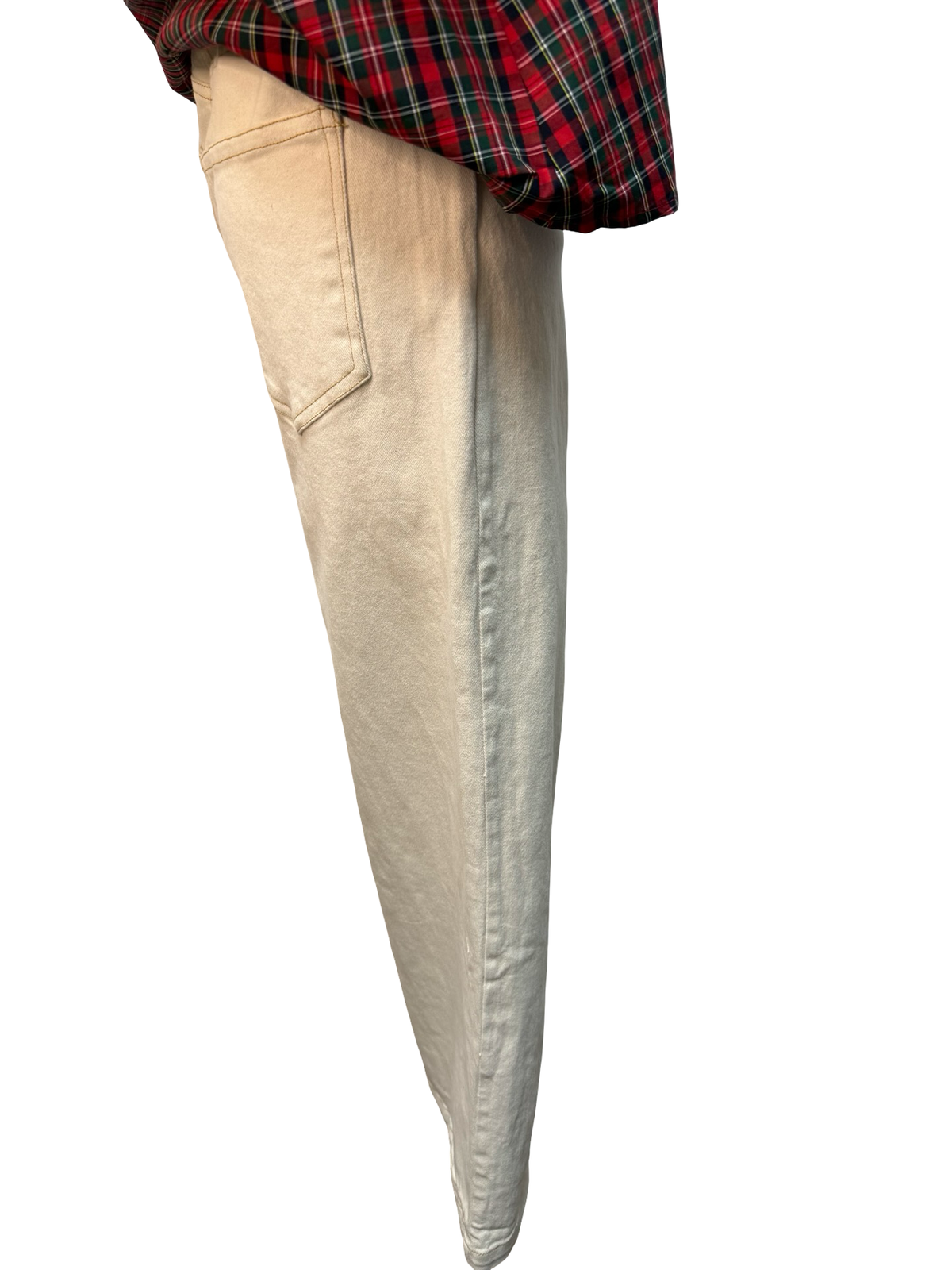 Cropped Pants Ecru