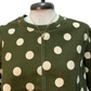 Dot Short Sleeve Top Olive