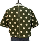 Dot Short Sleeve Top Olive