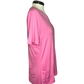 Highlands V Neck Pocket Tee Pink
