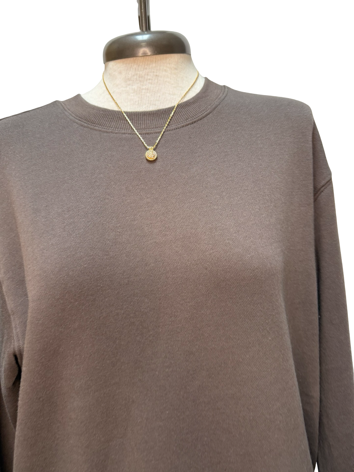 Classic Boyfriend Sweatshirt Cocoa Bean