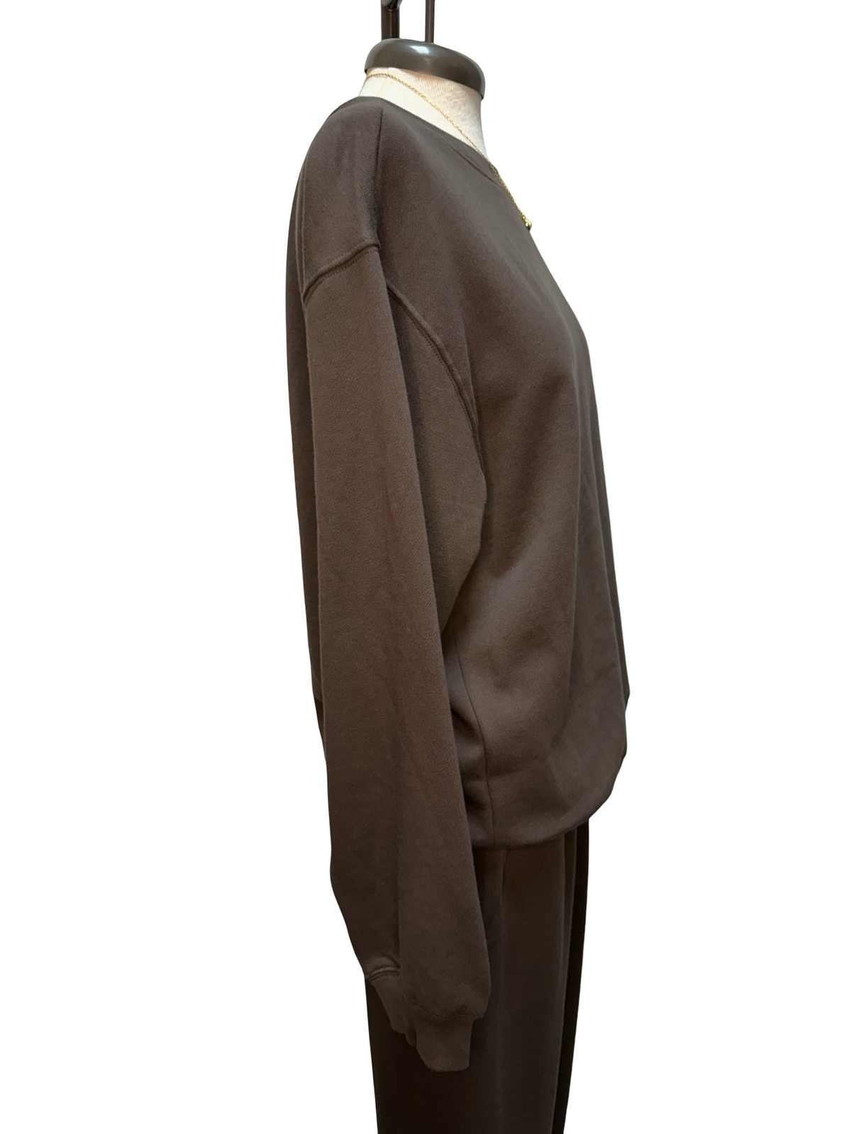 Classic Boyfriend Sweatshirt Cocoa Bean