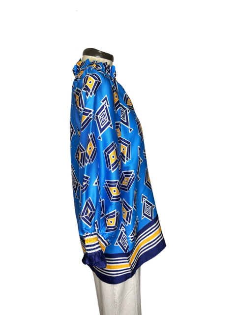 Diamond Peasant Top