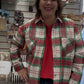Plaid Shacket Red/Green