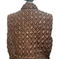 Cropped Quilted Vest Brown
