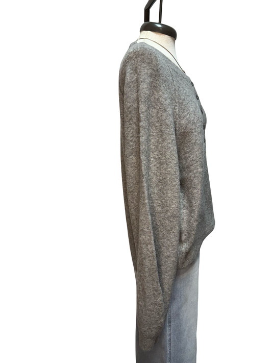 Westmont Henley Sweater Classic Heather Grey