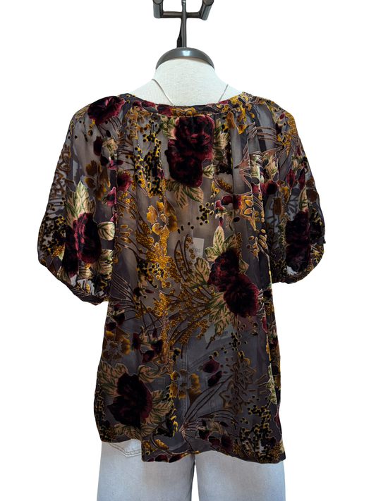 Avah Button Down Shirt Joanna Burnout