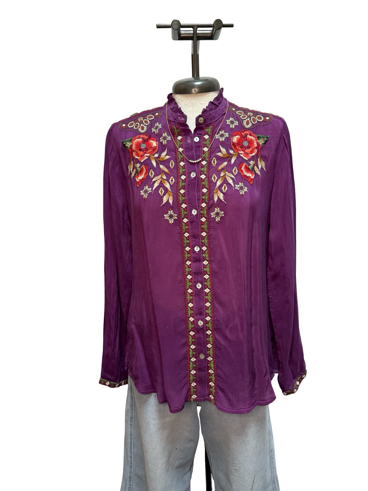 Amyle Shirt Shari Dark Purple