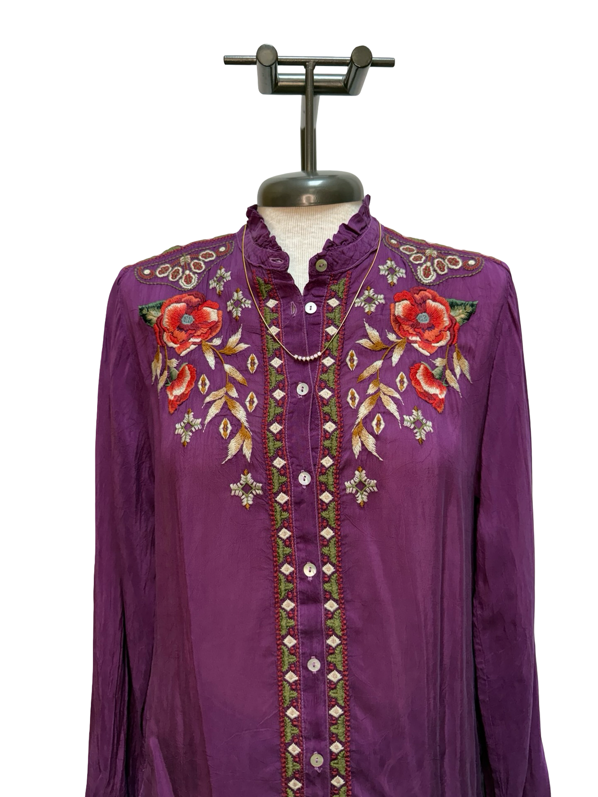Amyle Shirt Shari Dark Purple