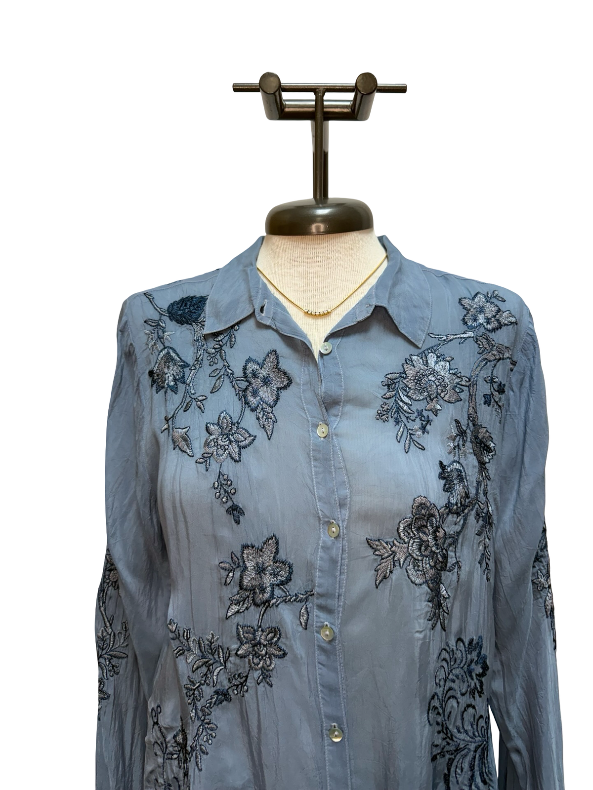 Amyle Shirt Rayana Tonal China Blue