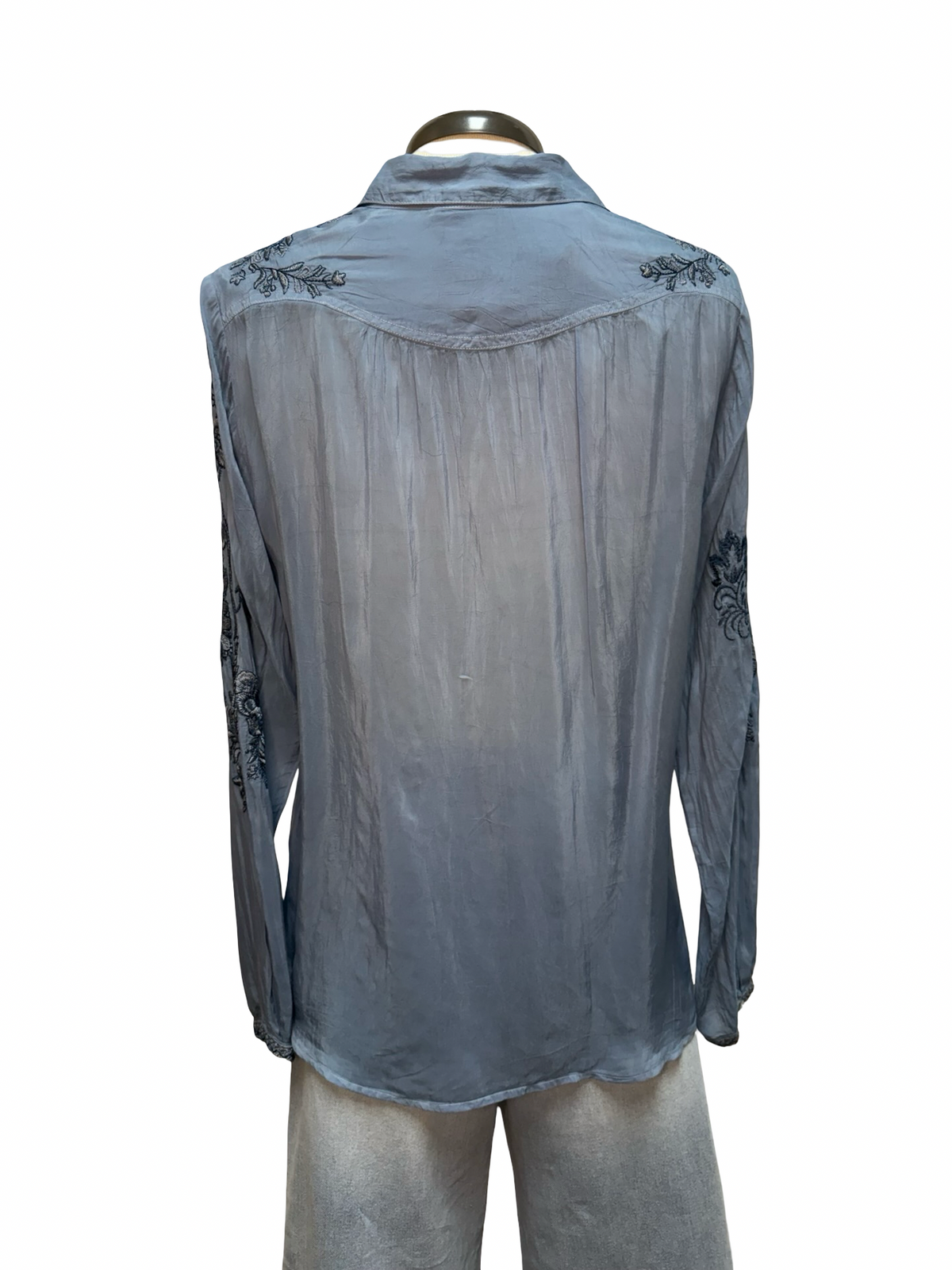 Amyle Shirt Rayana Tonal China Blue