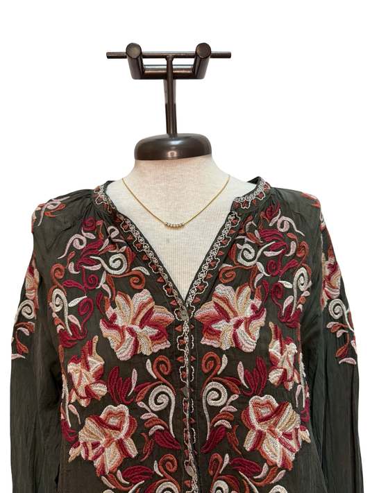 Xuan Blouse Raza Forest Night