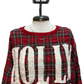 Holly Jolly Red Plaid Sherpa Sweatshirt