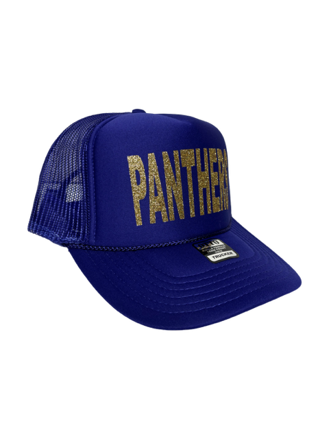 Panthers Glitter Trucker Cap