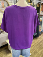Load image into Gallery viewer, Pocket Tee- Purple
