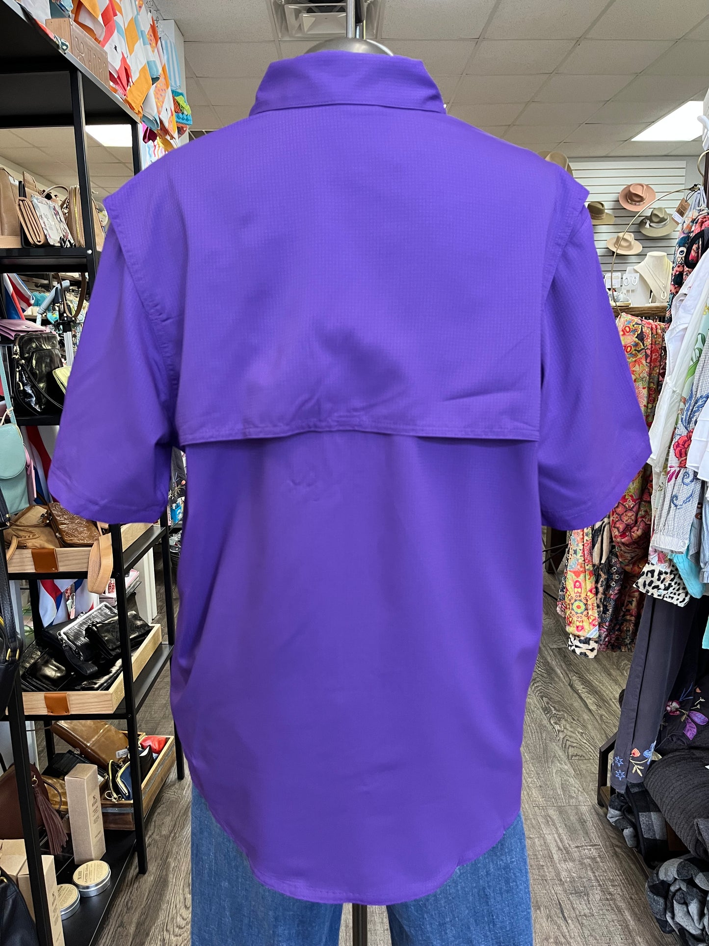Purple LH Fishing Shirt