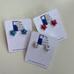 RWB Star Studs