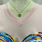 Painted Heart Pink Tee