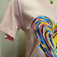 Painted Heart Pink Tee