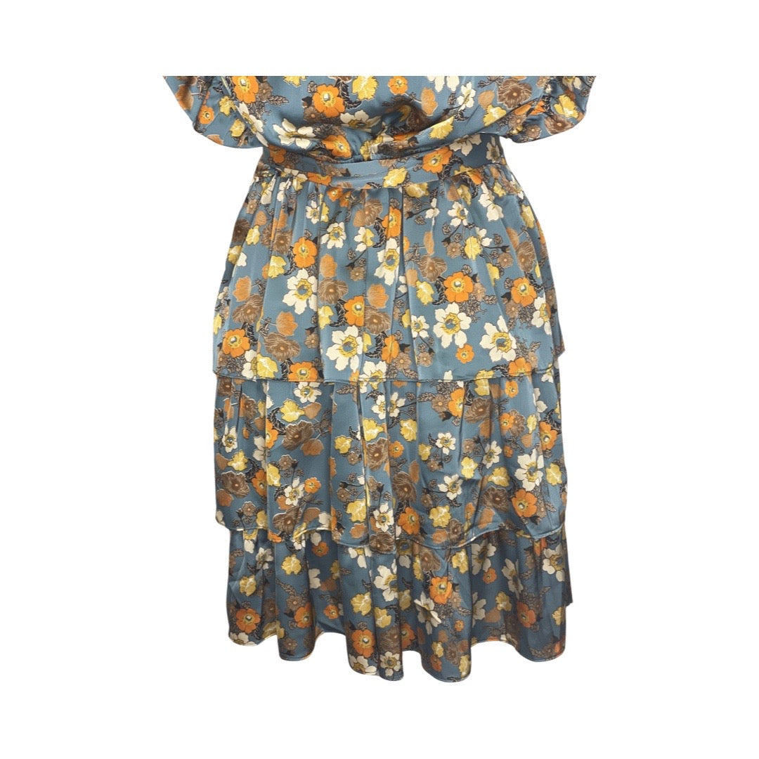 Floral Harvest Ruffle Layers Dress