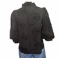Floral 3D Top Black