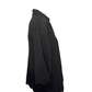 Scallop Edge V Neck Top Black