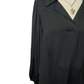 Textura V Neck Blouse Black