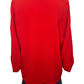 Textured Button Down Top Red