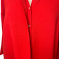 Textured Button Down Top Red