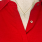 Textured Button Down Top Red