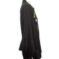 Florrie Embroidered Henley Tunic Black
