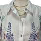 Marleigh Linen Kimono Sleeve Shirt White