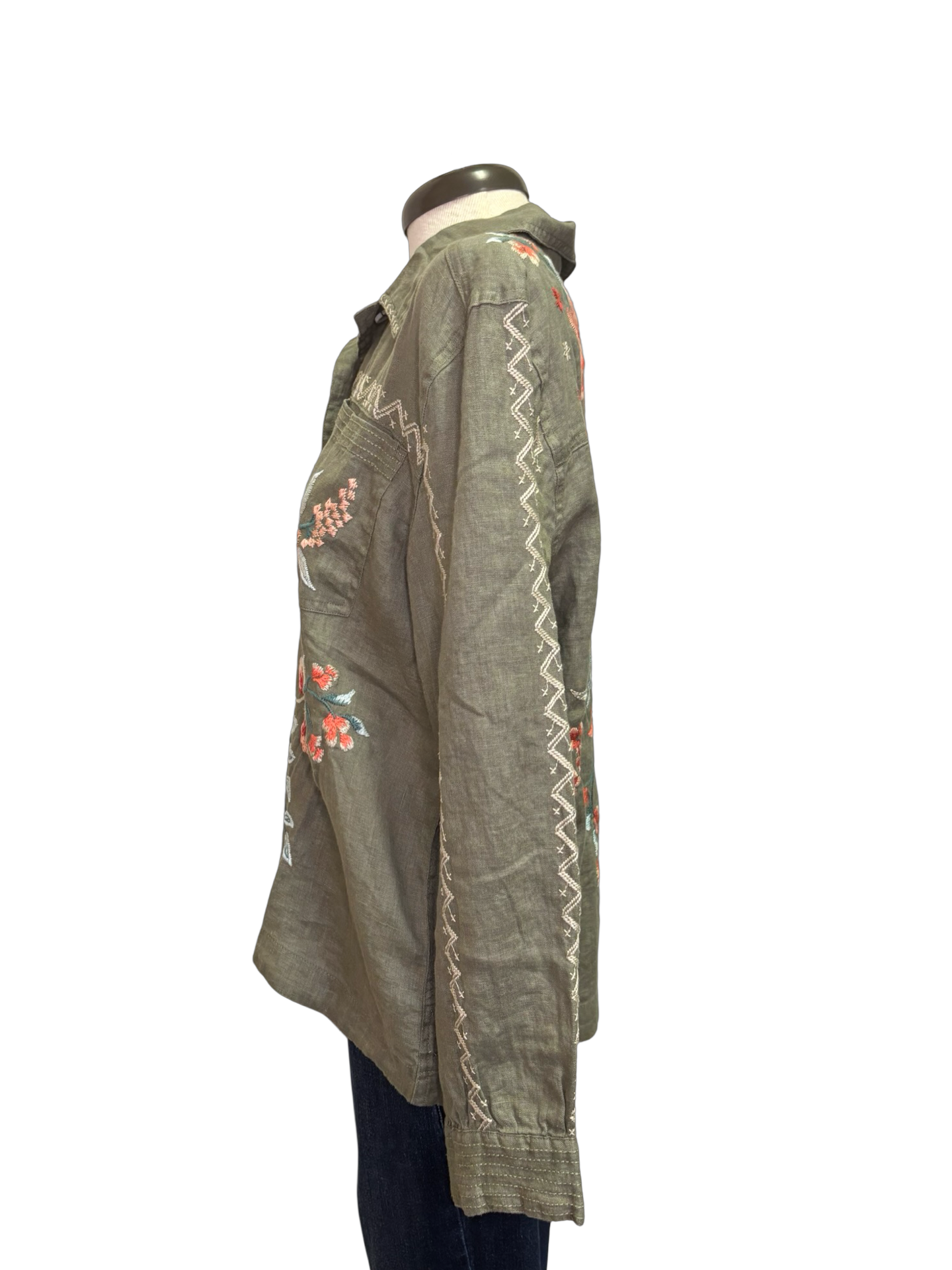 Andrean Relaxed Linen Jacket Tortoise