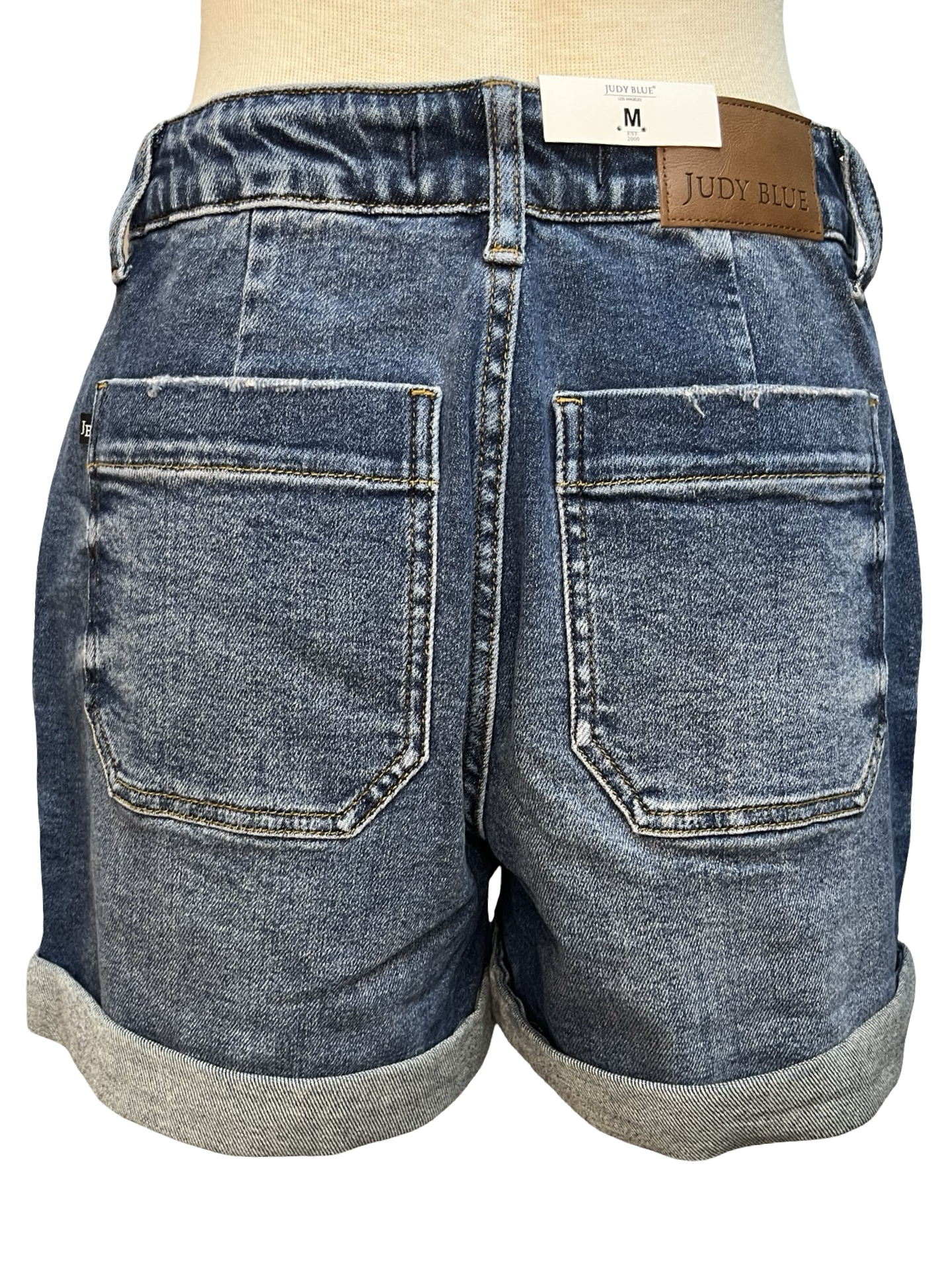Judy Blue HW Cuff Jogger Shorts