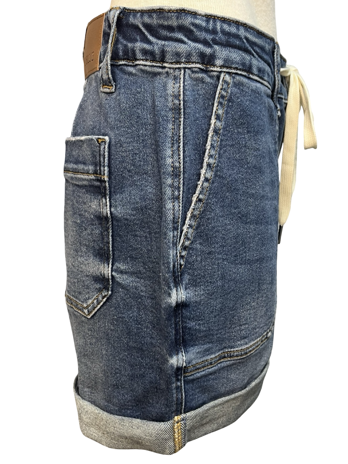 Judy Blue HW Cuff Jogger Shorts
