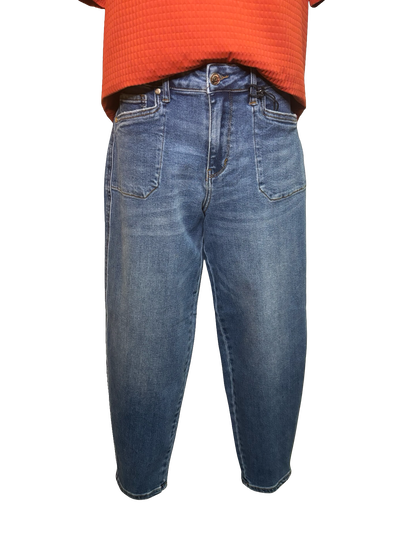 Judy Blue HW Soft Barrel Stitch Thru Pocket Jeans