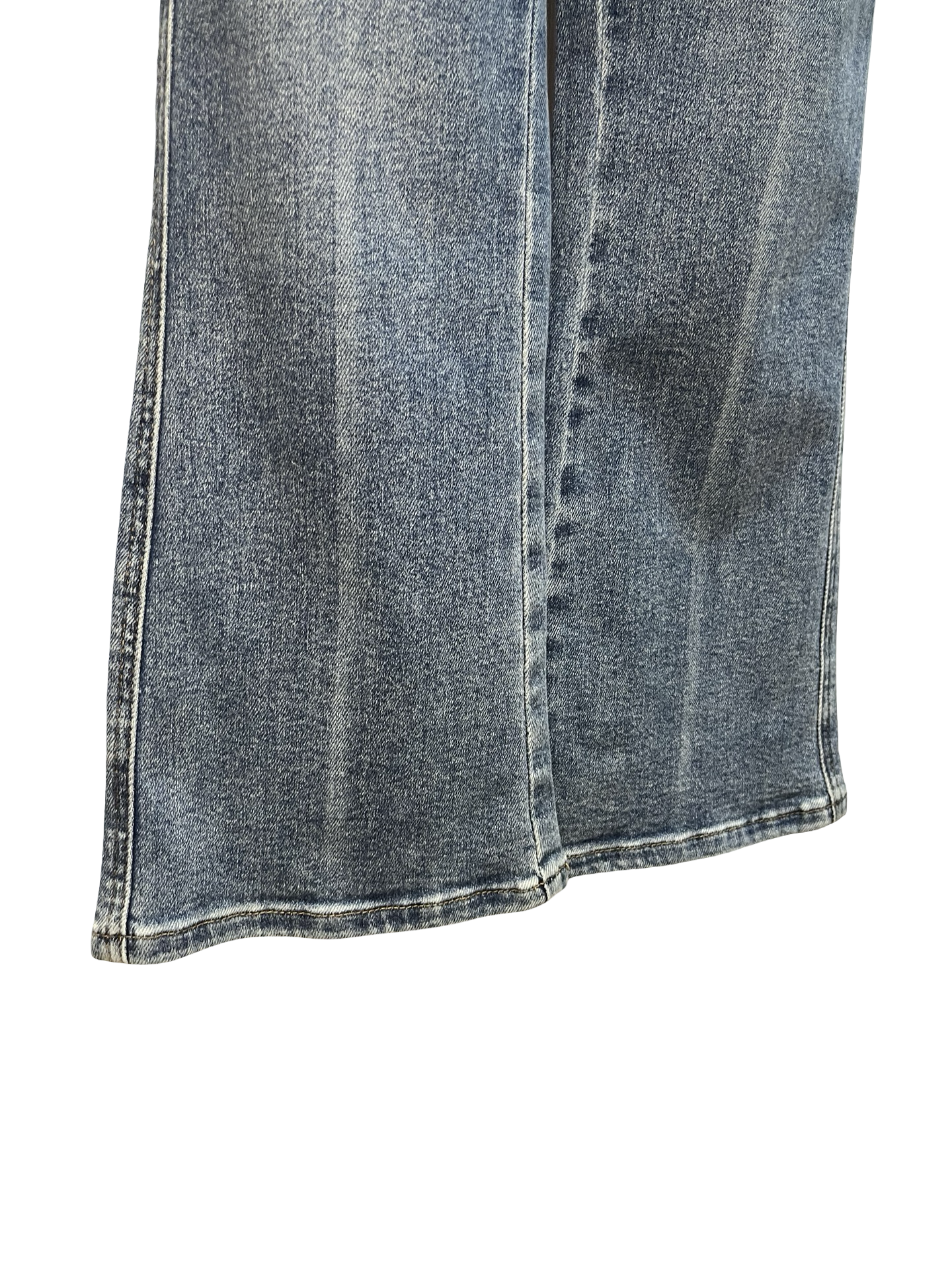 Judy Blue HW Tummy Control Kick Flare Crop Jean