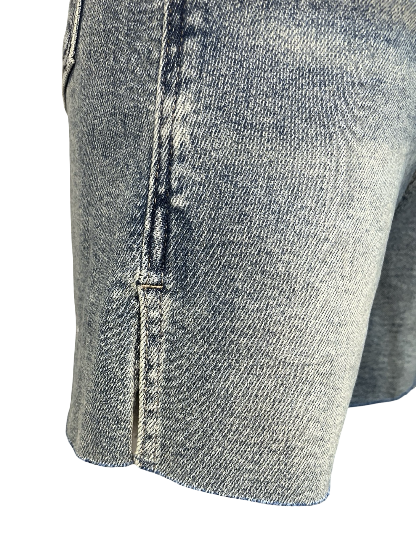 Judy Blue HW Vintage Wash Side Slit Shorts
