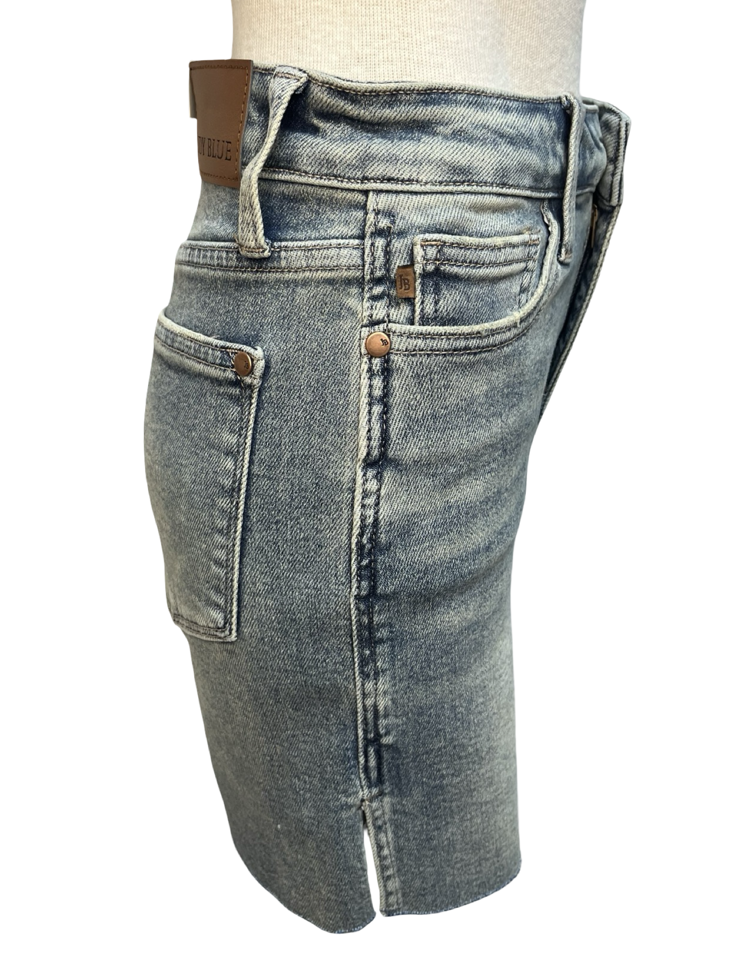 Judy Blue HW Vintage Wash Side Slit Shorts