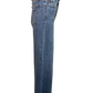 Judy Blue HW Wide Crop Classic Raw Hem Jeans