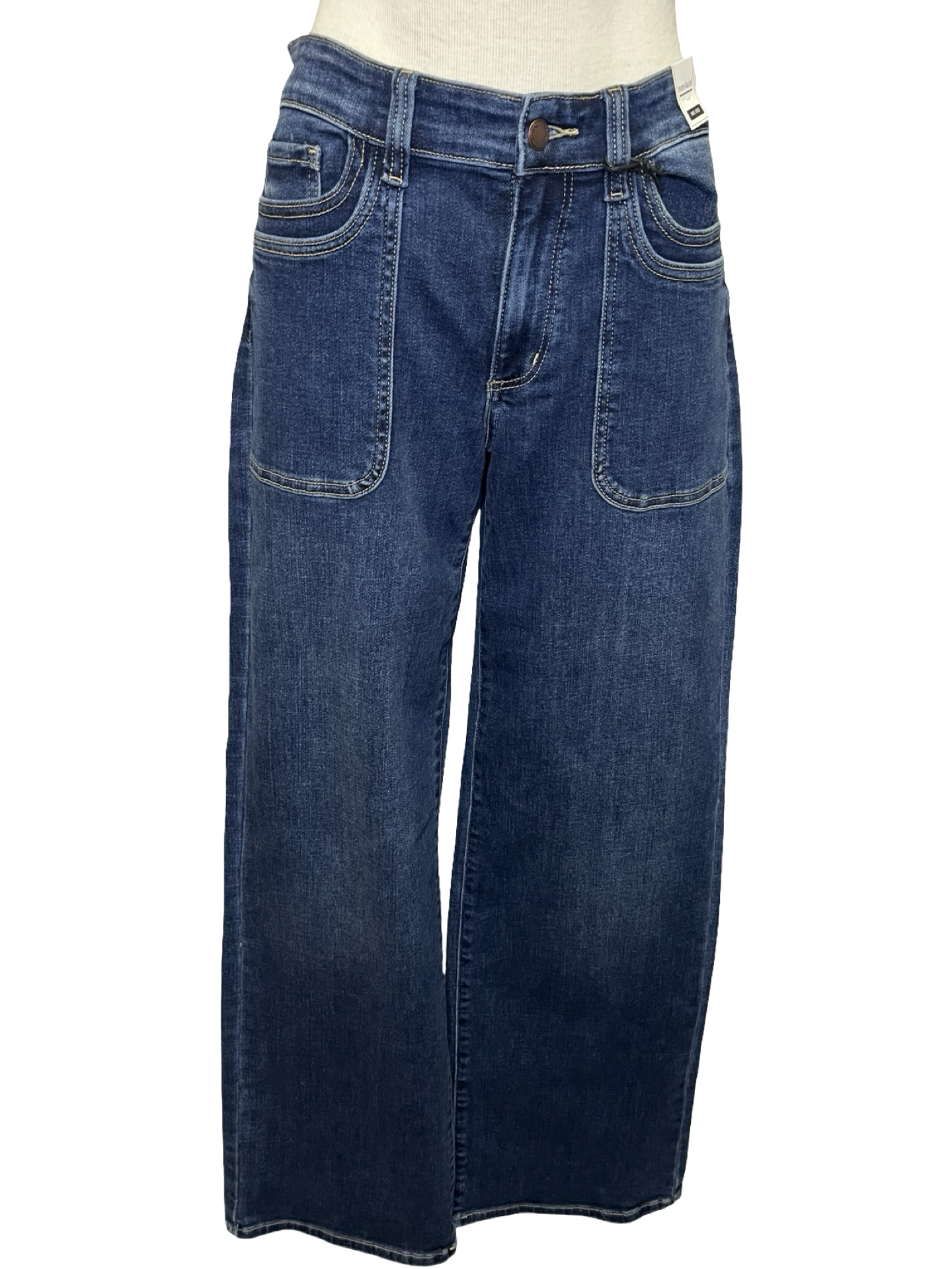 Judy Blue MR 90's Straight Front Patch Double Pocket Jean