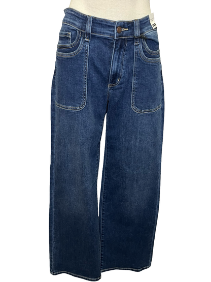 Judy Blue MR 90's Straight Front Patch Double Pocket Jean