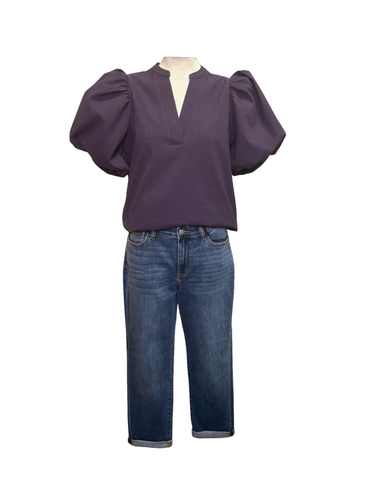 Judy Blue MR BF Classic Cuffed Jean